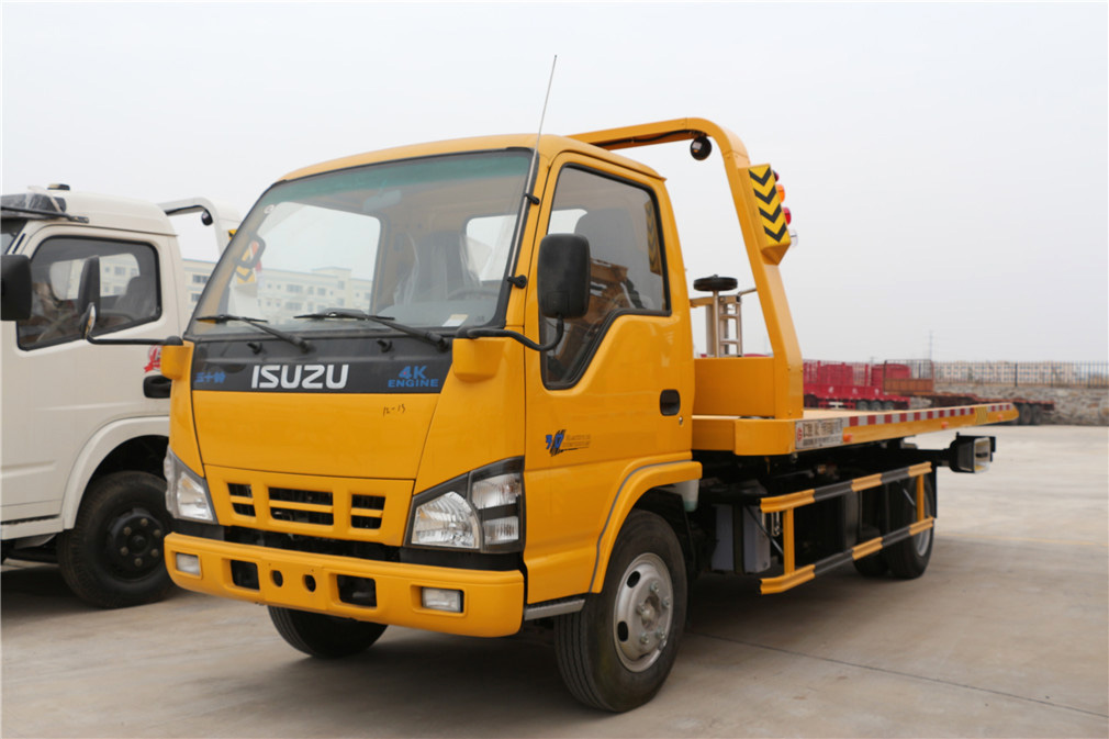 五十鈴平板清障車廠家12w